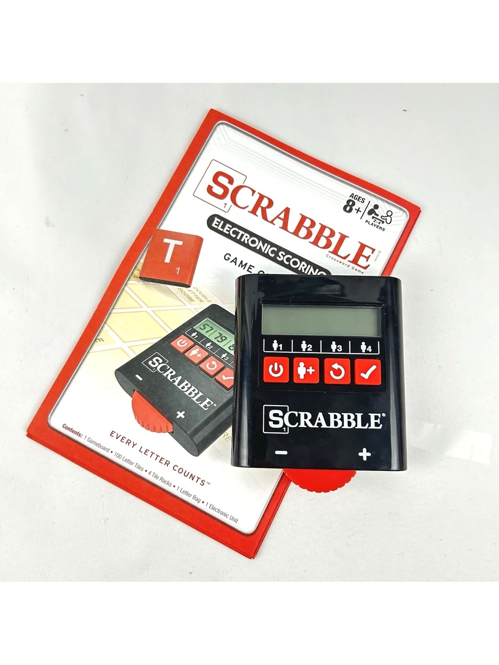 Scrabble Electronic Scoring Board Game Replacement Part Scoring Unit Only Works